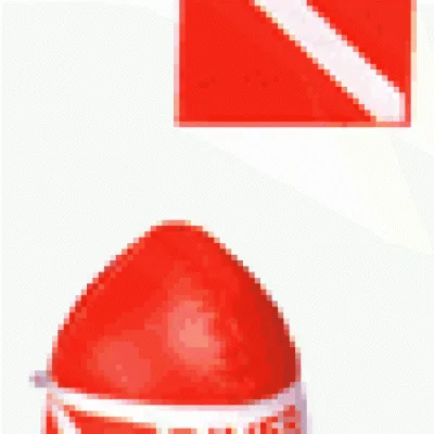 Diver Below Dive Float and Flag